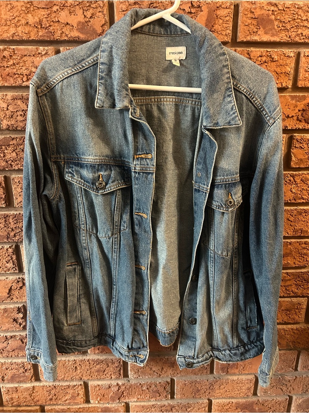 Sneak Peek Light Blue Denim Jacket - Women's Jean Coat